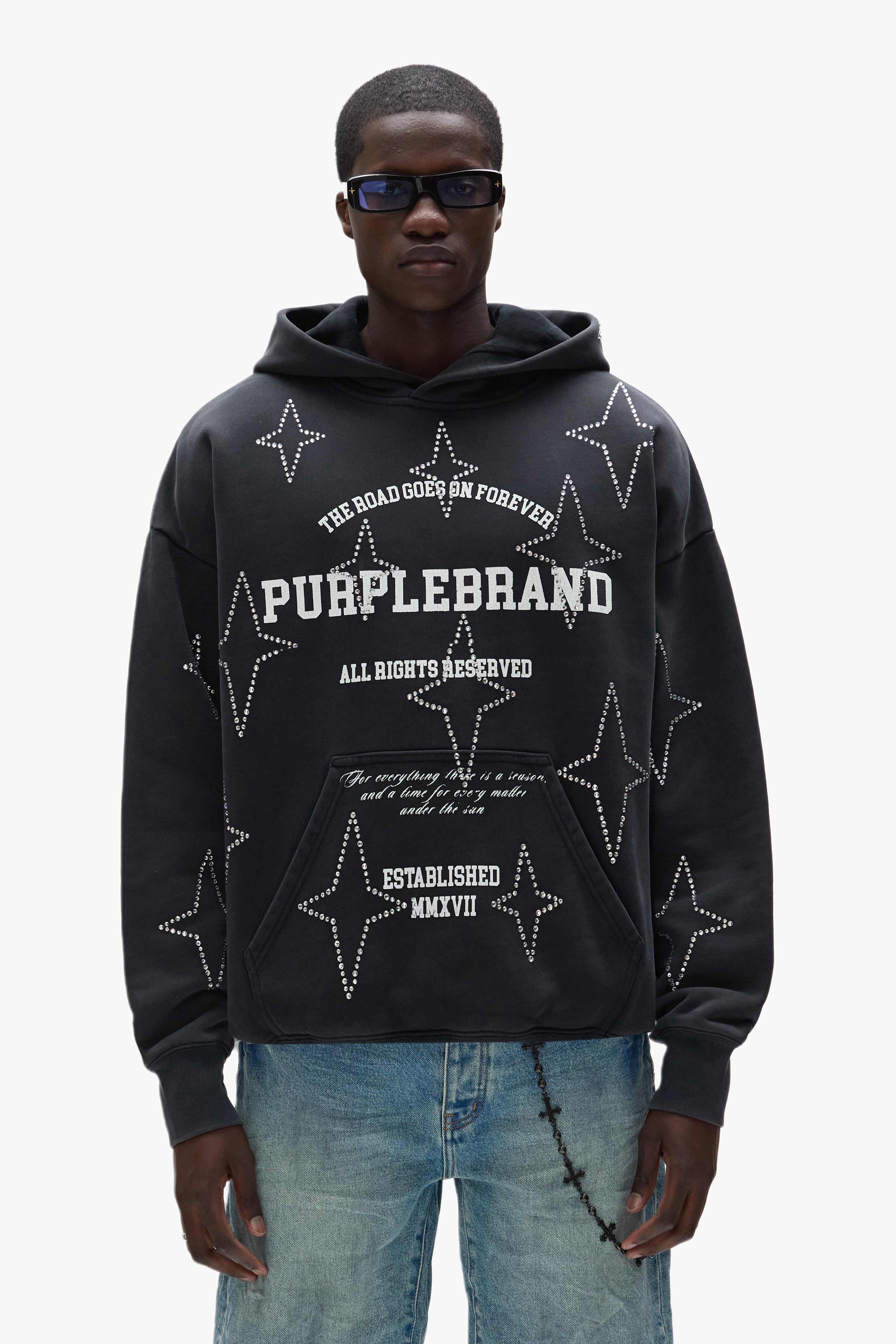 Stacked Crystal Stars Hoodie