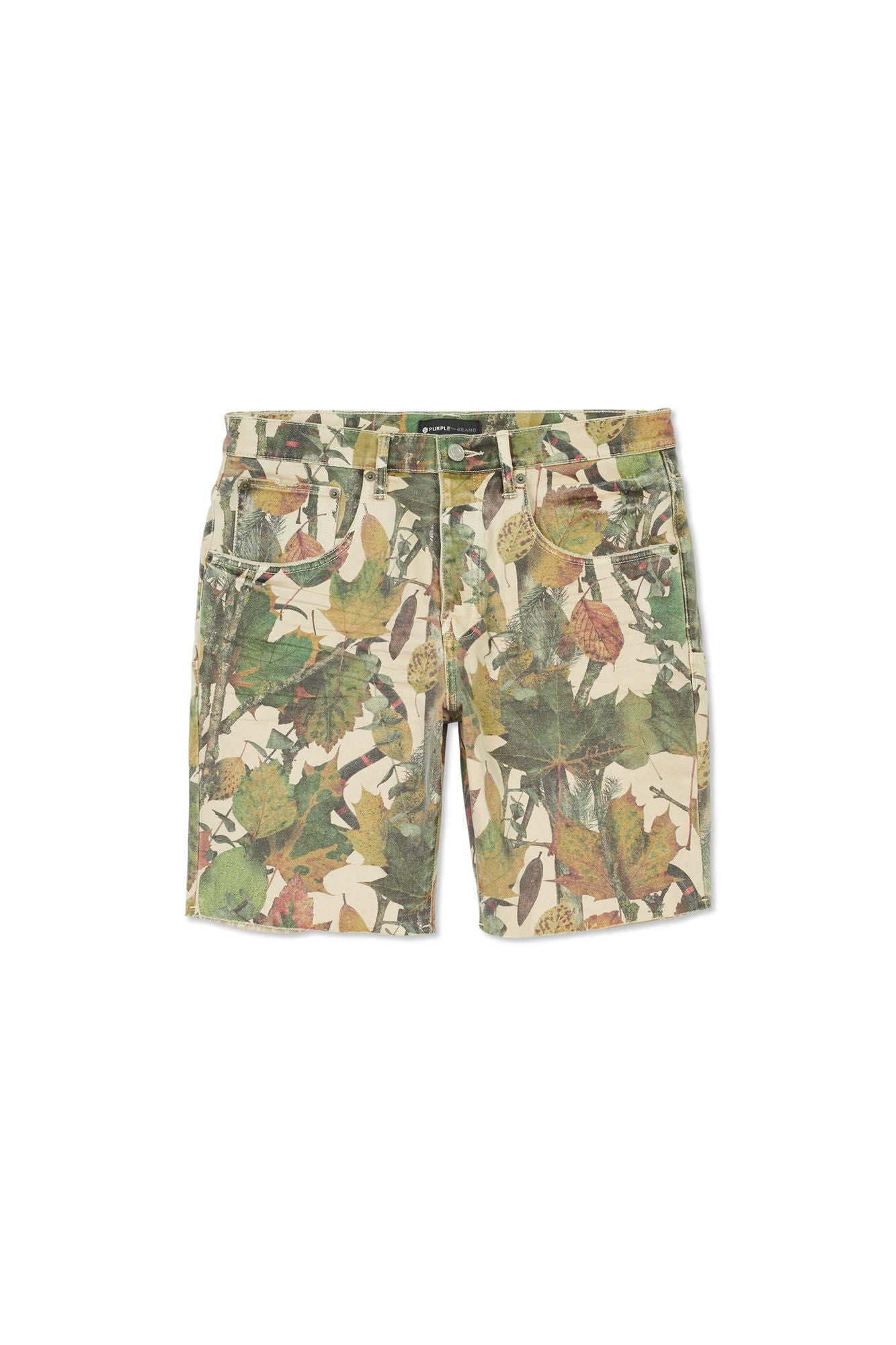 P020 MID RISE SHORT - Exclusive Washed Camo Tan Snake