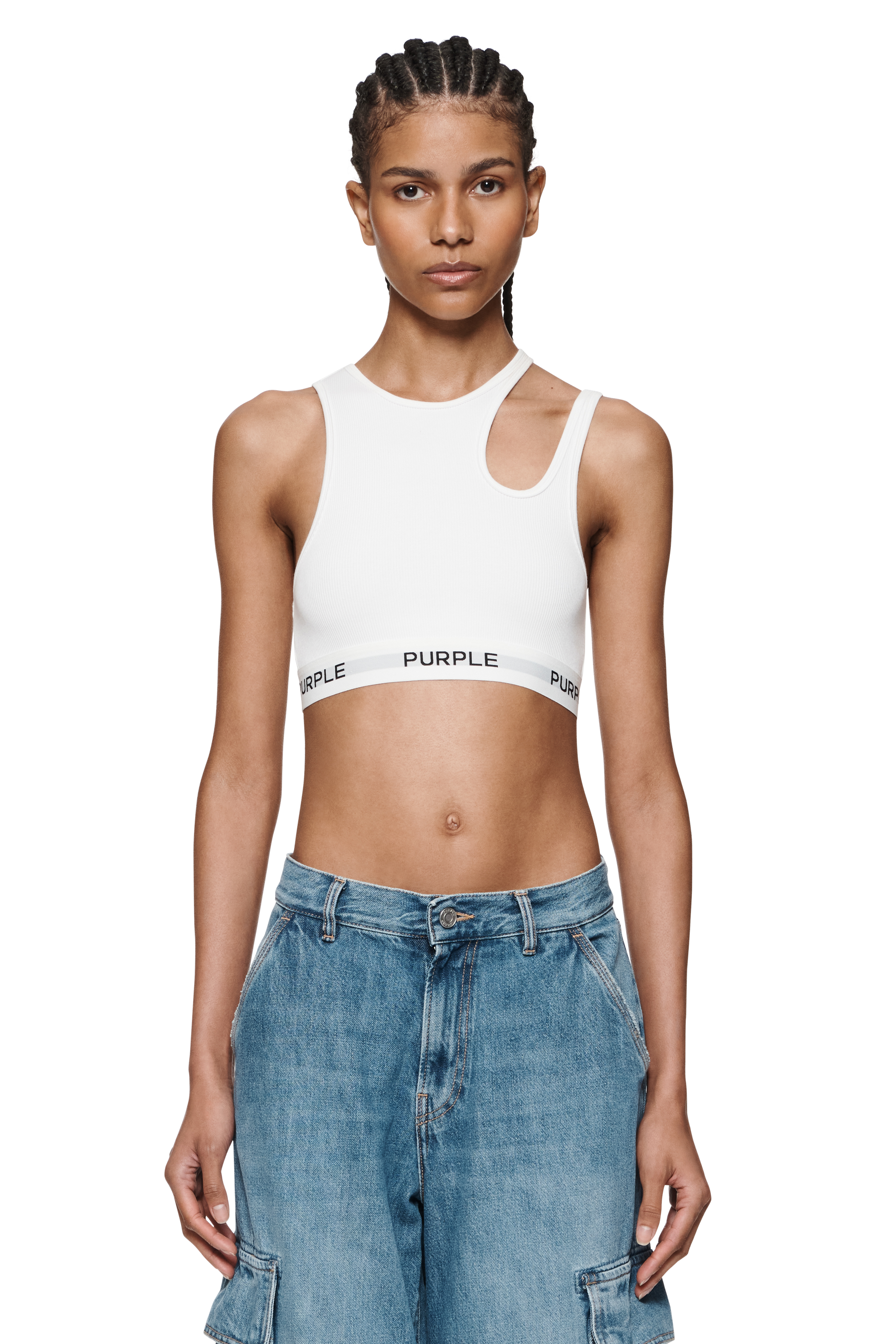 Rib Cut Out Bralette