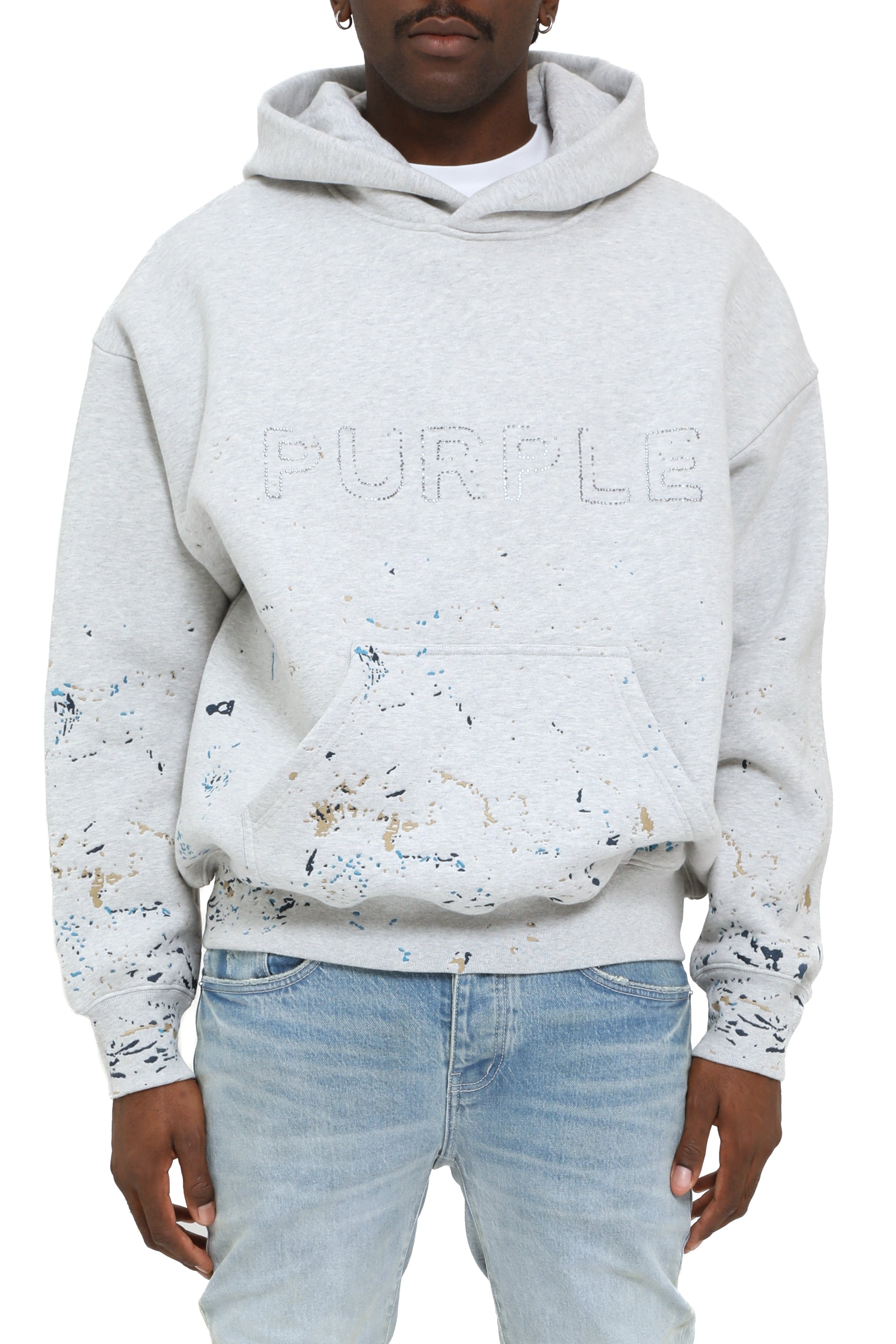 Studded Gothic Camo Hoodie